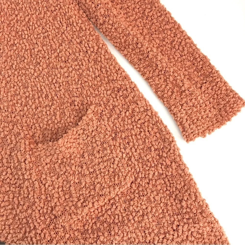 Listicle Pumpkin Spice Cozy Popcorn Knit Cardigan‎